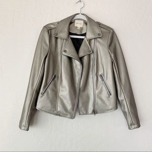 Silence & Noise Urban Outfitters Metallic Jacket